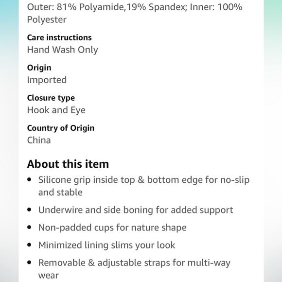 Delimira Natural Beige Underwire Bra with removable straps Woman Size 34B - Picture 3 of 9